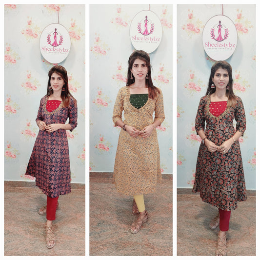 AJARAK HANDWORK KURTI