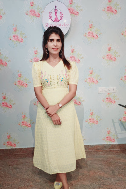 HACOBA MIDI DRESS