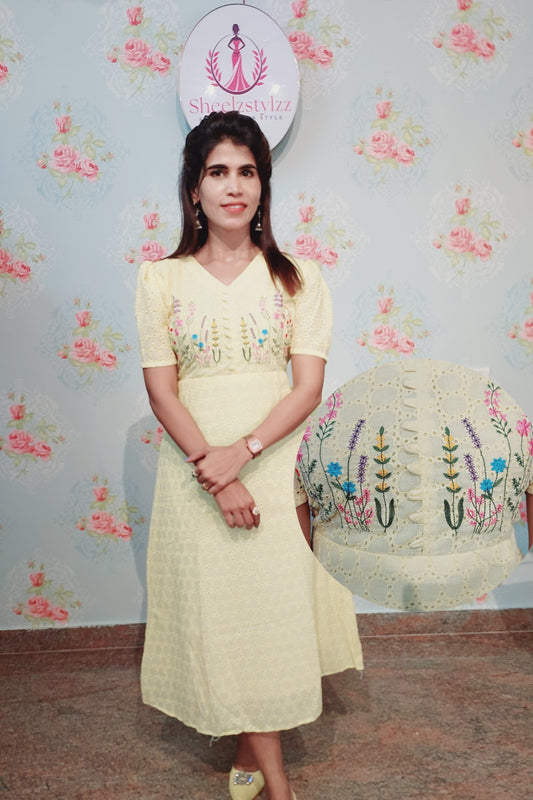 HACOBA MIDI DRESS